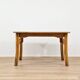 Superbe table à manger en bois massif des années 1950