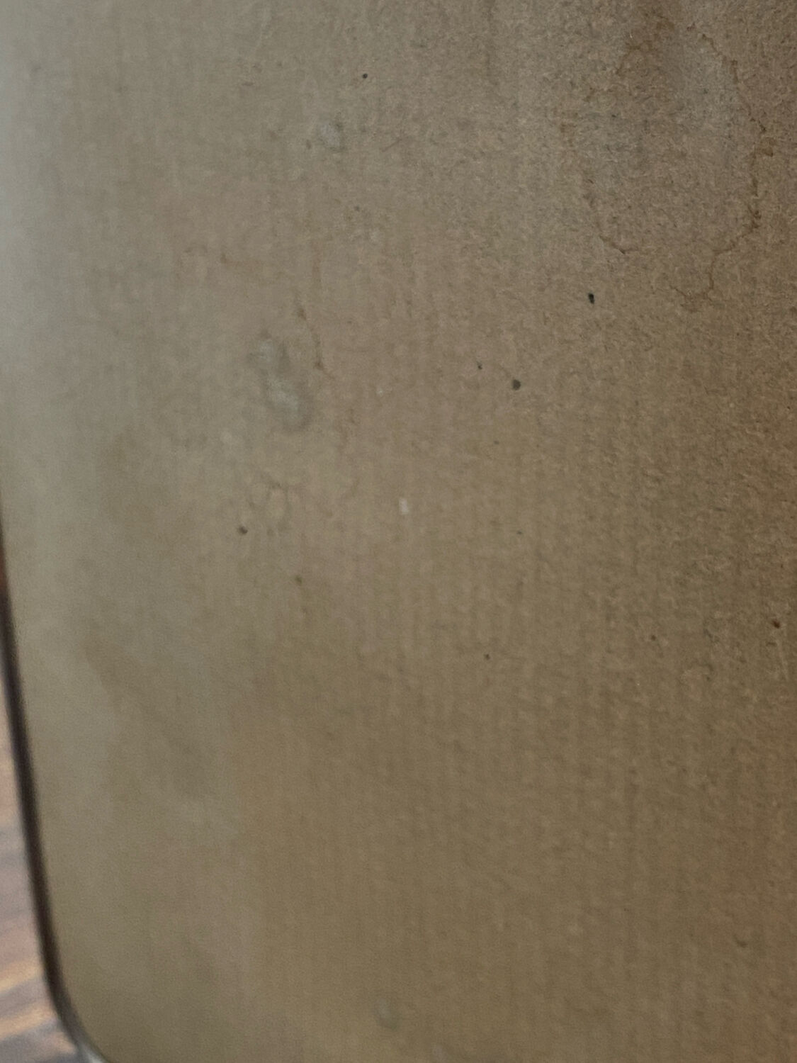 Triptych barber mirror, 1960, houndstooth back