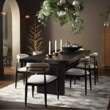 Arhaus solid oak table