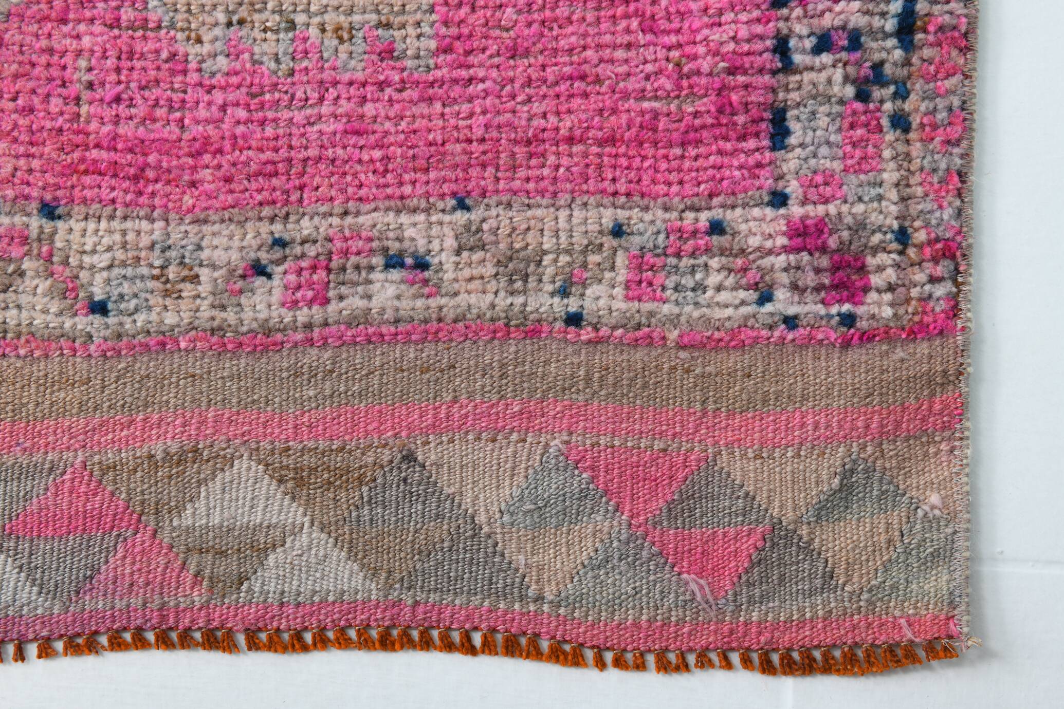 Soft Pink Vintage Runner Rug, 91x304Cm