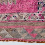 Soft Pink Vintage Runner Rug, 91x304Cm