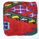 Moroccan kilim pouf