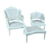 Broken Beech Duchess with Rechampi, Louis XVI style – 2nd part of the 19th century