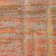 Moroccan Beni Ouarain yellow orange terracotta modern rug