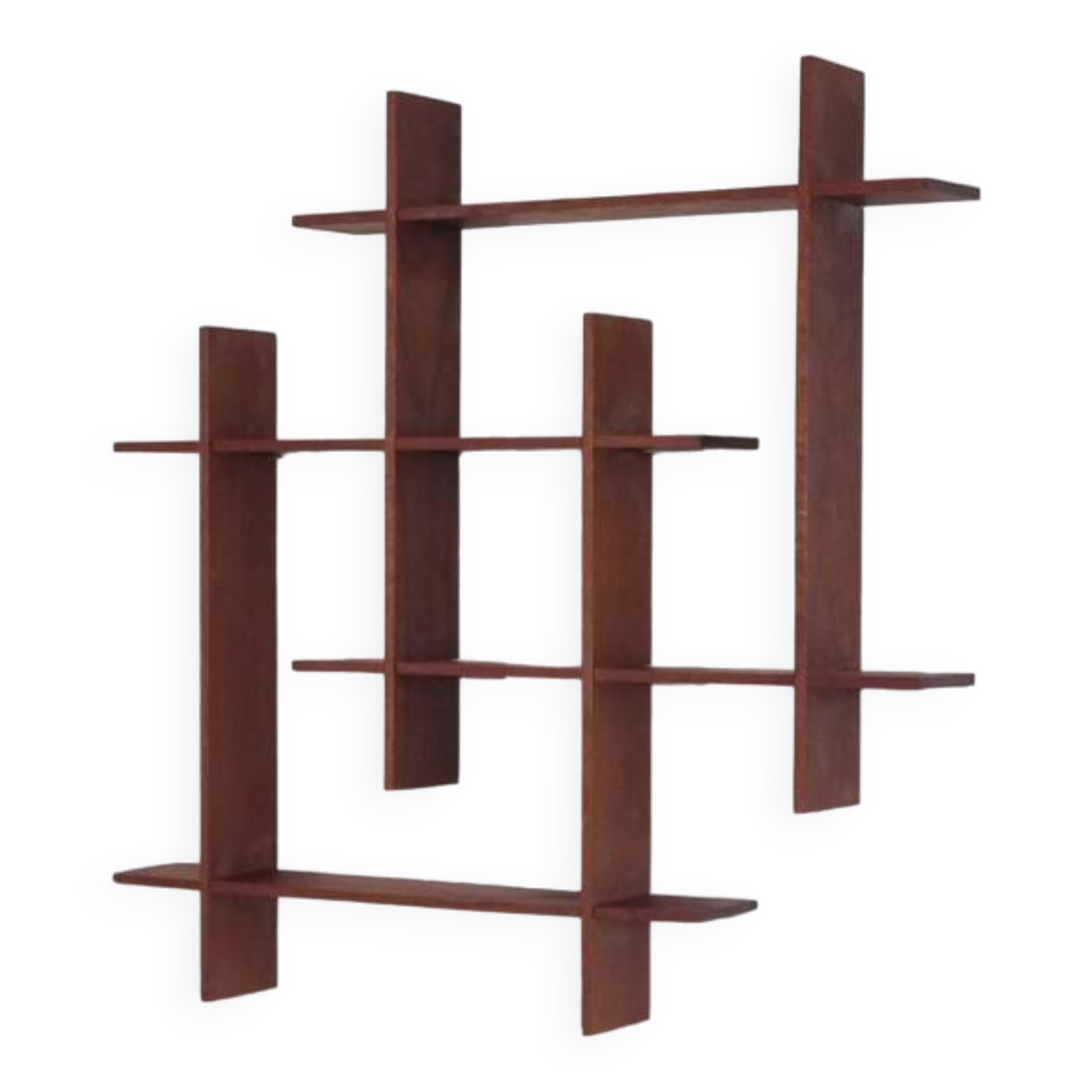 Vintage Scandinavian teak shelf 1960