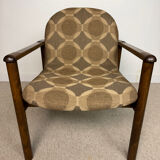 Vintage wooden armchair – 1970s design