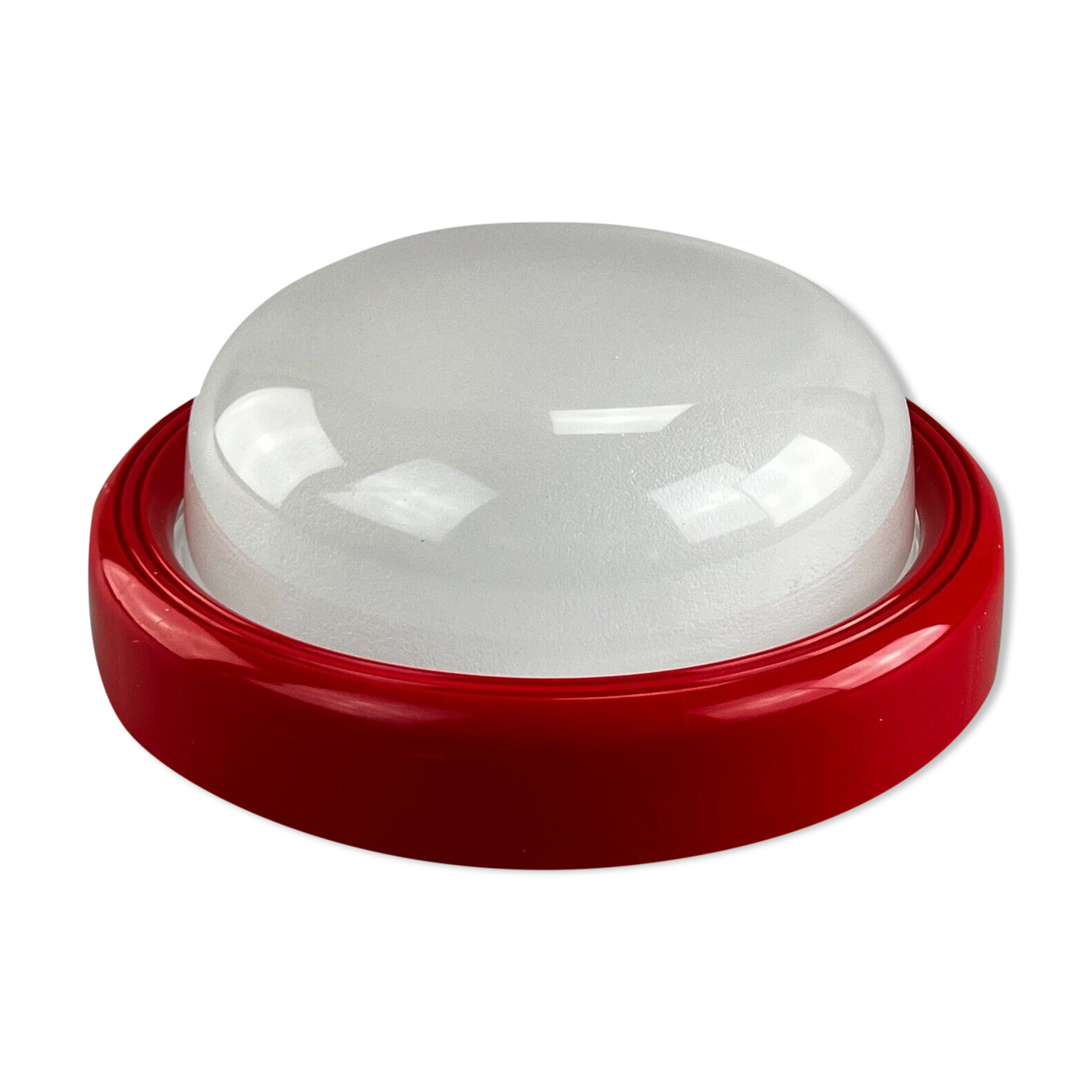 Plafoniere Flush Mount Glass Space Age Design