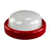 Plafoniere Flush Mount Glass Space Age Design