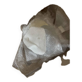 Wall lamp by Amande Haeghen ceramic and brass