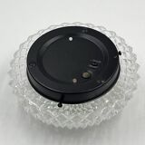 Molded glass ceiling light with pineapple decor