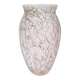 Large glass vase from Murano with coloured filaments.