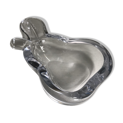 Cendrier cristal cristallerie d'art Vannes Francevintage