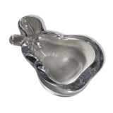 Former crystal art vannes france form pear vintage crystal ashtray