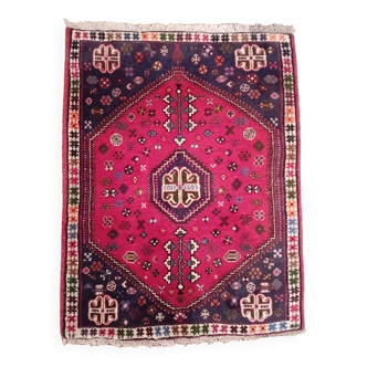 Handmade Persian Qashqai rug 140x108cm