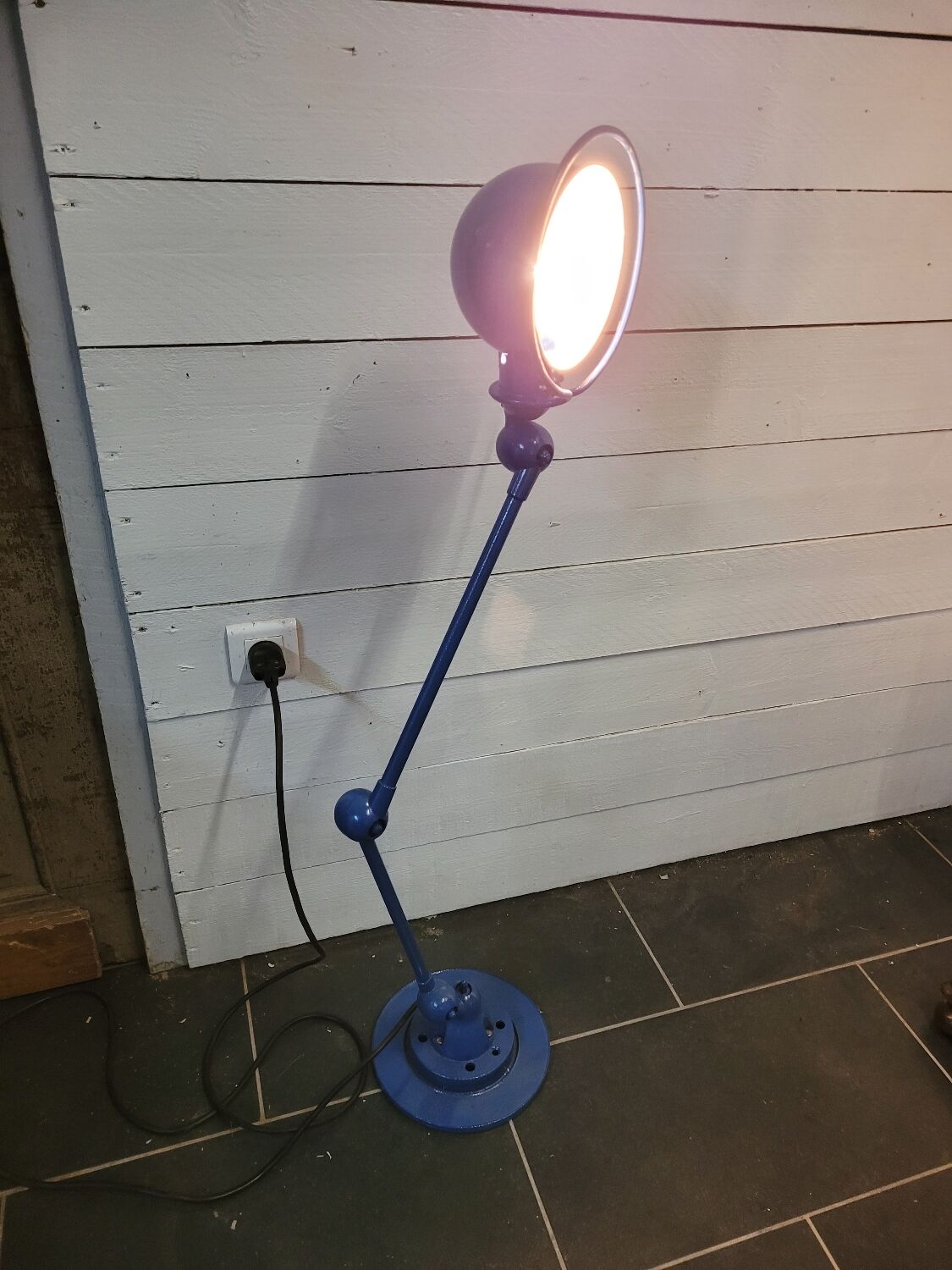 Old Jielde two-arm lamp