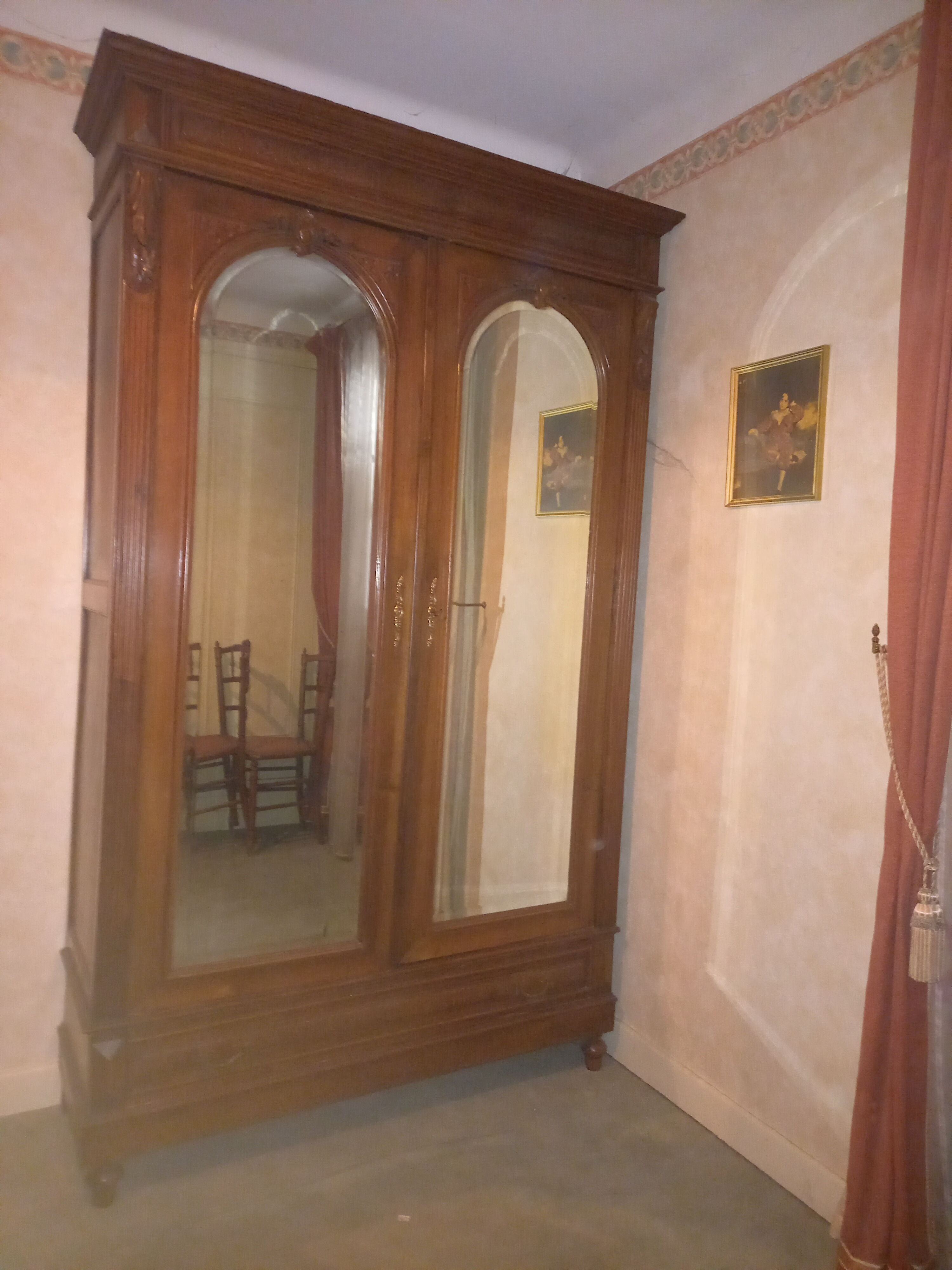 Wardrobe 2 mirror door