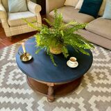 Table basse ronde en bois massif