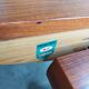 Vintage baumann round scandinavian table extendable a system