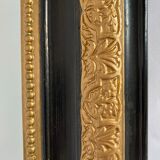 Mirror Napoleon III - black and gold - 104x78cm