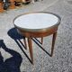 Louis XVI style bouillotte table in mahogany