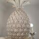 Large Hollywood Regency pineapple chandelier, 1980s