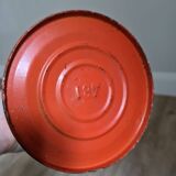 Old orange oil lamp vintage