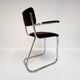 Set metal dining chairs in Gispen style (4), 1970s