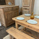 Table de ferme en pin massif