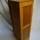 Vintage sliding curtain binder cabinet 60s