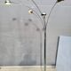 Vintage ARC floor lamp with 5 adjustable chrome arms on marble base