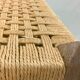 Art and crafts wood and rope stool