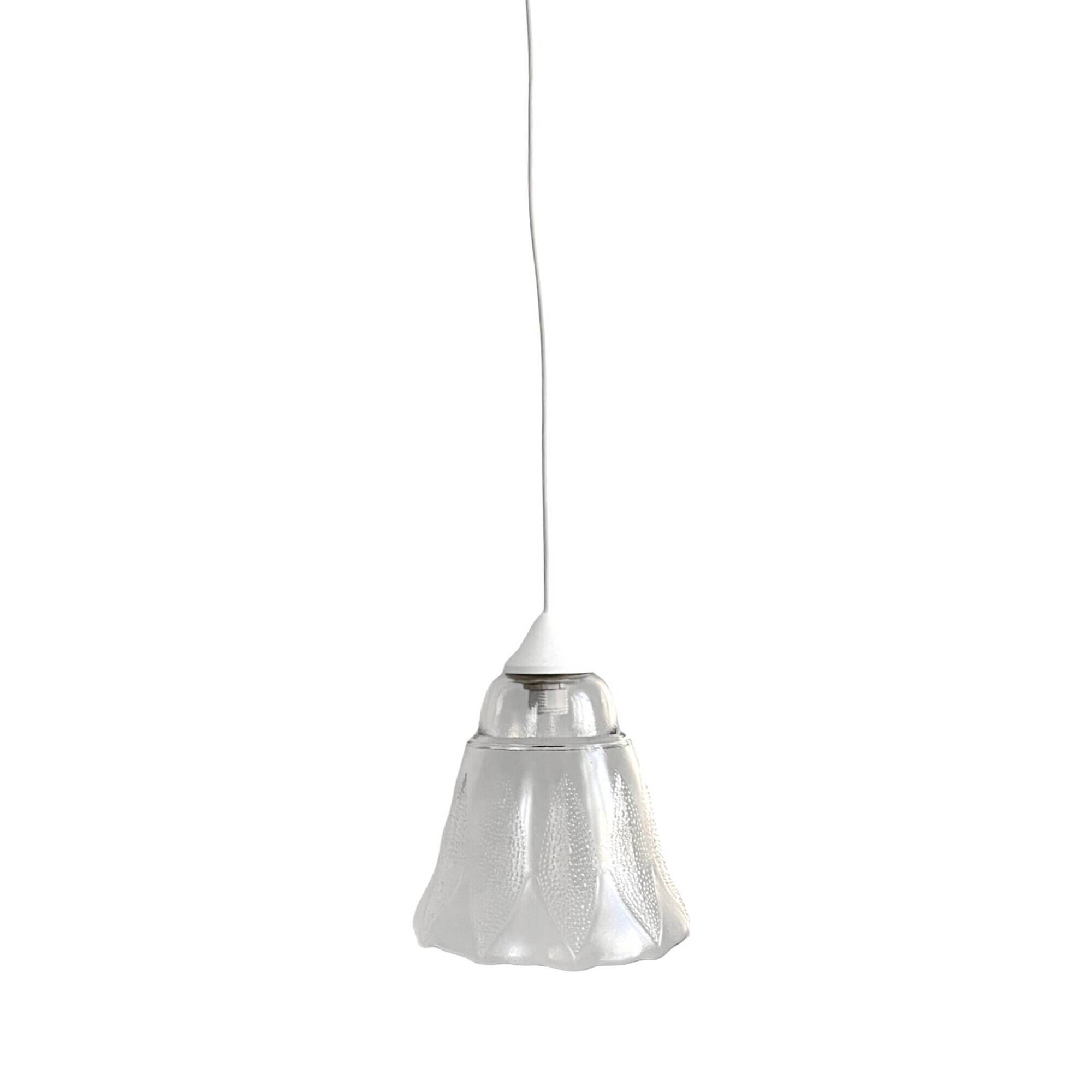 Flower-shaped hanging lamp, Narva Leuchen, Germany, 1970s.