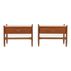 Midcentury Danish pair of night stands in teak 1960s