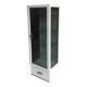 White lacquered metal medical display case - vintage 1960