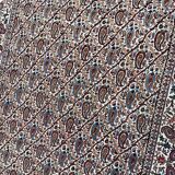 Ancient Persian carpet Ghoum pattern Boteh