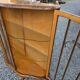Art Deco display cabinet in walnut from the 1930s.