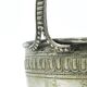 Eclectic sugar bowl, silver-plated brass, Sweden, early 20th century