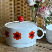 Lot de 3 plats de service vintages Scherzer Bavaria
