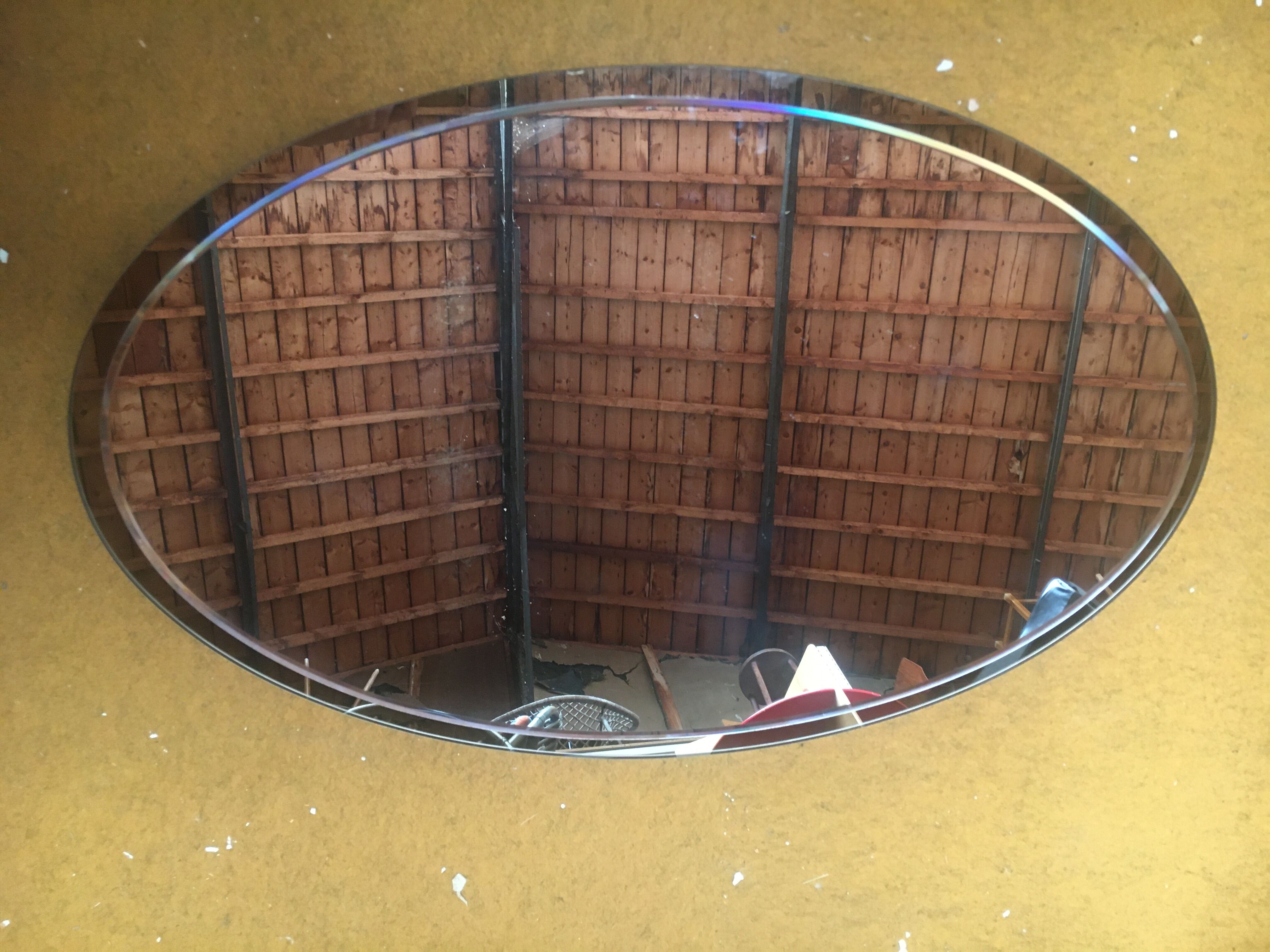 Old two-tone mirror smoked 70