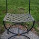 Serie de 6 chaises en acier