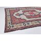 Vintage Turkish Hand-Knotted Wool Cotton Pink Area Rug 192x274