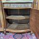 Art Deco buffet in mahogany, oak, and marble top.