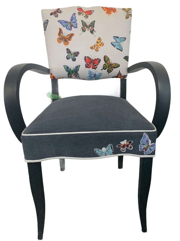 Fauteuil bridge papillons