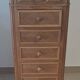 Oak chest of drawers