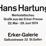 Hans Hartung: The Flight - Original Lithograph Poster