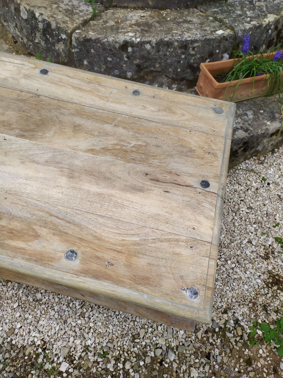 Wooden coffee table