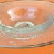 Fruit cup Vintage Design / Atypical shape Blown glass Art glassware