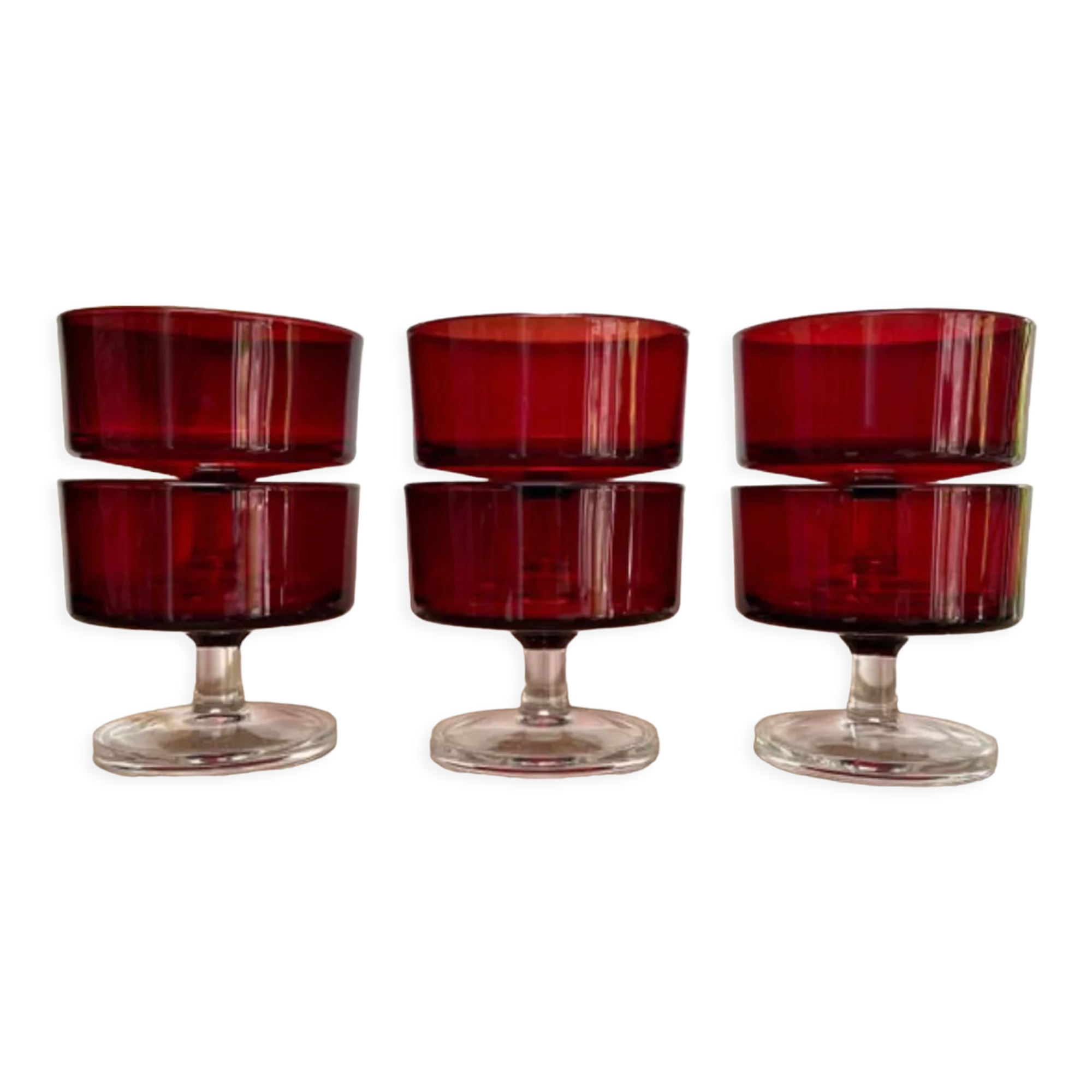 6 luminarc france cups