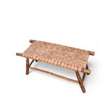 NAYA leather bench