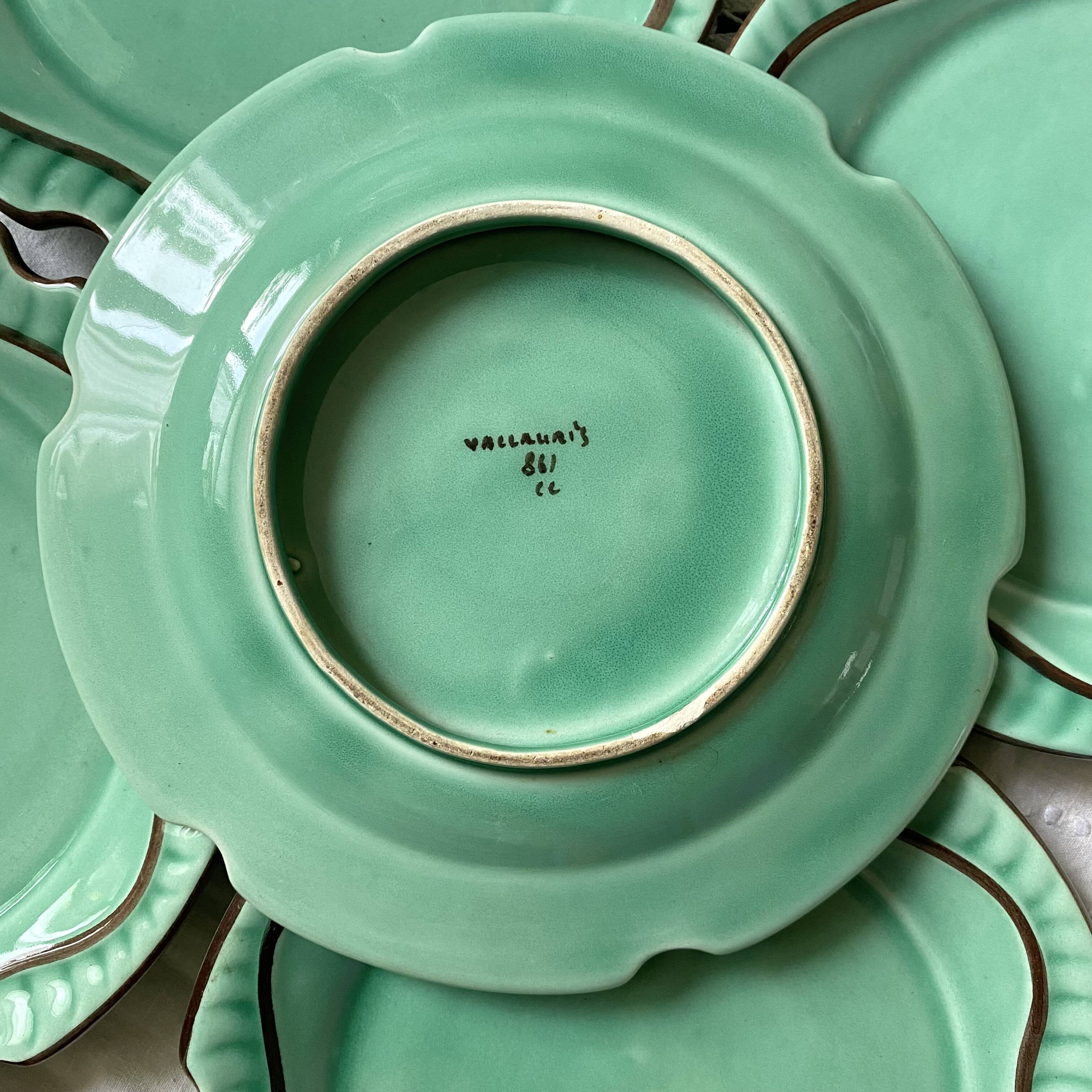 Vallauris dessert plates from the 50s and 60s